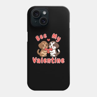 Bee my valentine Phone Case