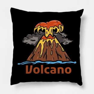 Volcano mountain Pillow