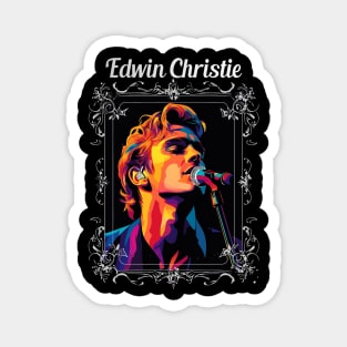 EDWIN CHRISTIE MUSICIAN FAN ART Magnet