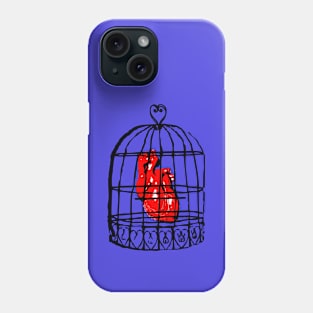 Caged heart Phone Case