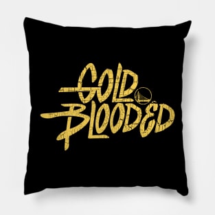 gold blooded Pillow