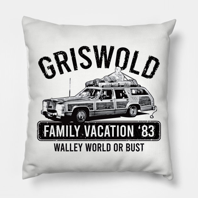 Griswold Family Vacation Pillow by Alema Art