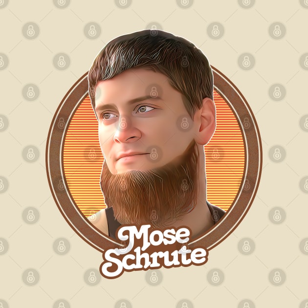 Mose Schrute \/\ Retro Style Fan Artwork by DankFutura