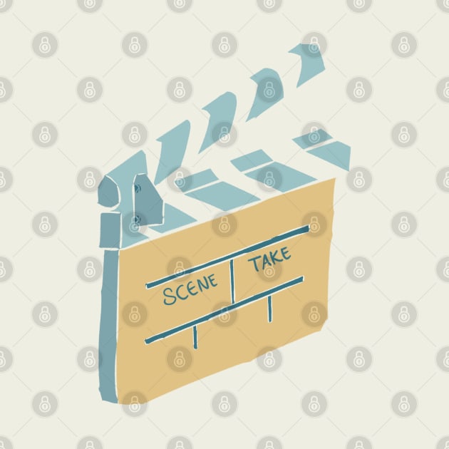 Movie Clapperboard by Naara