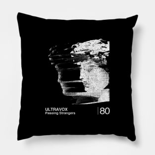 Passing Strangers / Minimalist Graphic Artwork Design Pillow