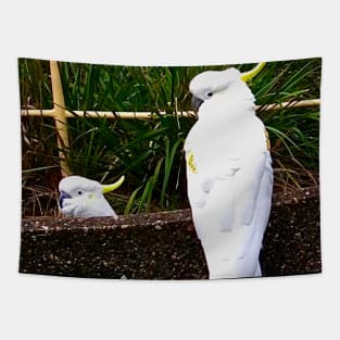 The Two Cockatoos! Tapestry