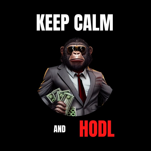 Keep Calm And Hodl 2 by PD-Store