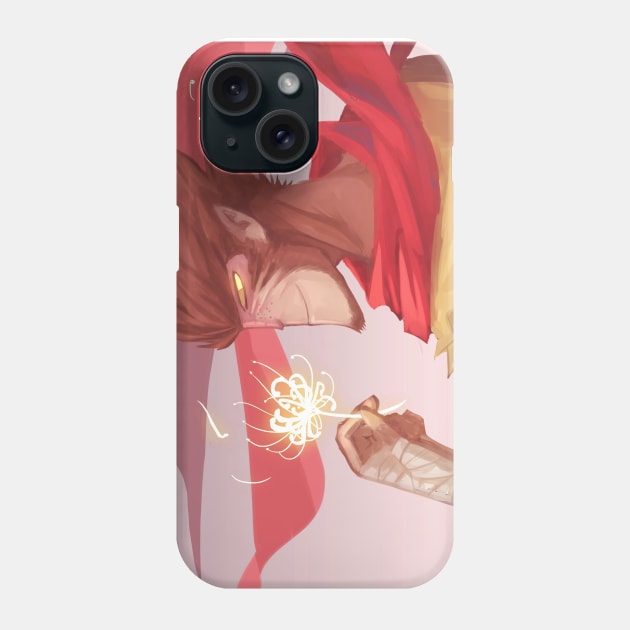 Monkey king spider lily Phone Case by 	 FatharaniYasmin