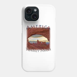 America - Utah - Turret Arch sunset Phone Case