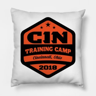 Football TRAINING CAMP Cincinnati, Ohio! Pillow