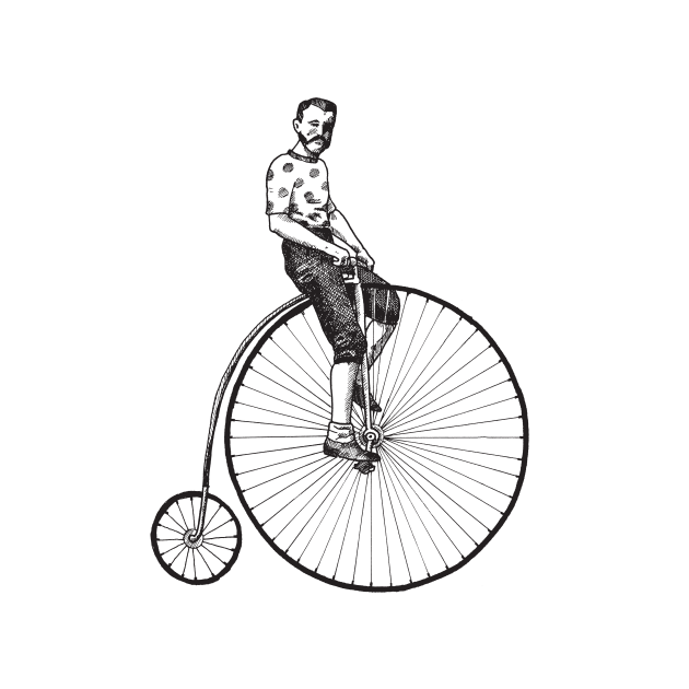 Penny-Farthing King of the Mountain by JCPhillipps