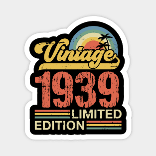 Retro vintage 1939 limited edition Magnet