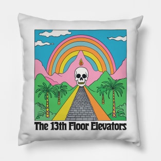 The 13th Floor Elevators ----- Original Fan Art Pillow