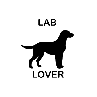 Lab Lover silhouette black T-Shirt