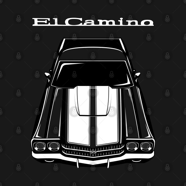 Chevrolet El Camino SS 1970 - White Stripes by V8social