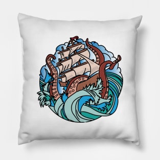 Ostopus Battle with Ship Pillow