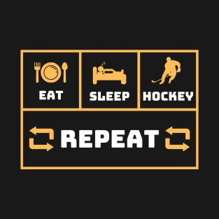 Eat Sleep Hockey Repeat T-Shirt