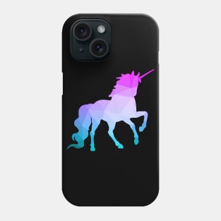 Abstract Unicorn Blue Pink Phone Case