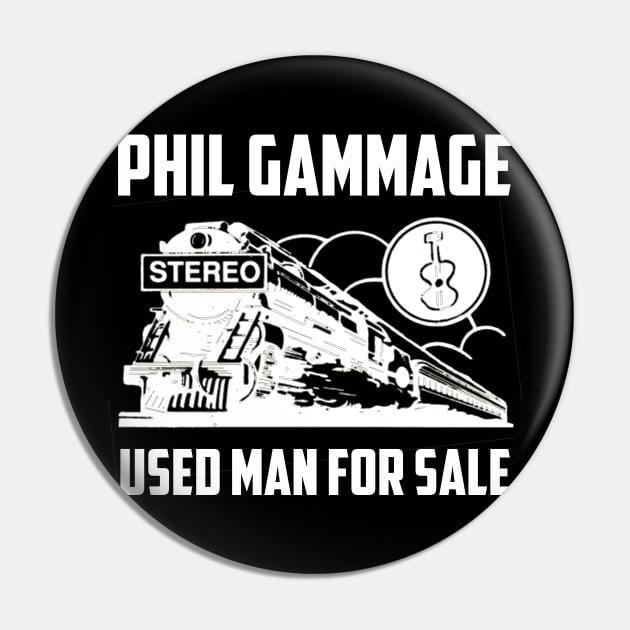 Used Man For Sale (light on dark) Pin by icepickphil