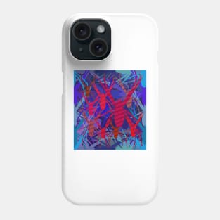 Arachnophobia Blue Red Phone Case