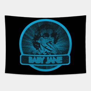 aesthetic turquoise blue color baby jane #2 Tapestry