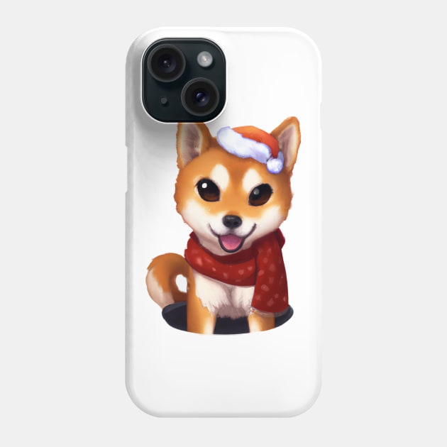 Cute Shiba Inu Drawing Phone Case by Play Zoo