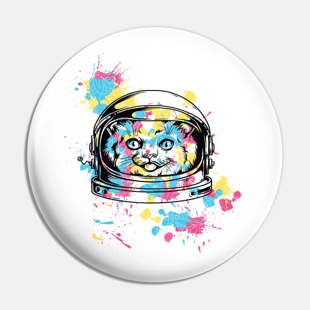 Space Cat Pin by eufritz