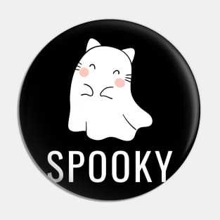 Cute Cat Ghost Pin