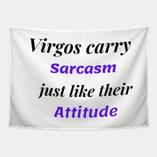 Virgo Sarcasm Themed Tapestry