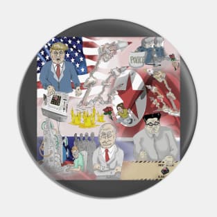 J Mal & Hiright  "State of the Union" Pin