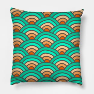 Seigaiha Waves Pillow