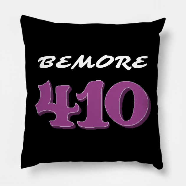 BMORE 410 DESIGN Pillow by The C.O.B. Store