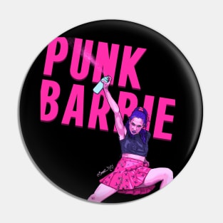 Punk Barbie (no background) Pin