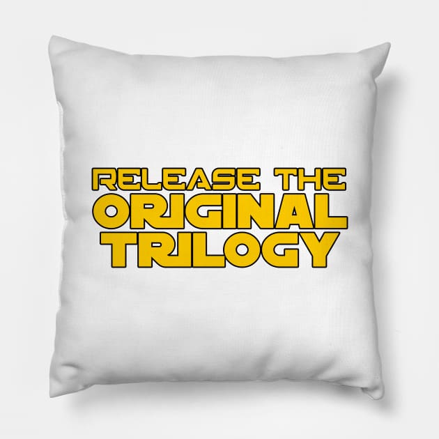 Release The Original Trilogy - Fill Pillow by doubleofive