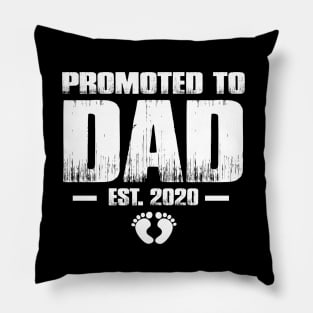 Promoted to Dad 2020 Funny Father's Day Gifts For New Daddy Pillow