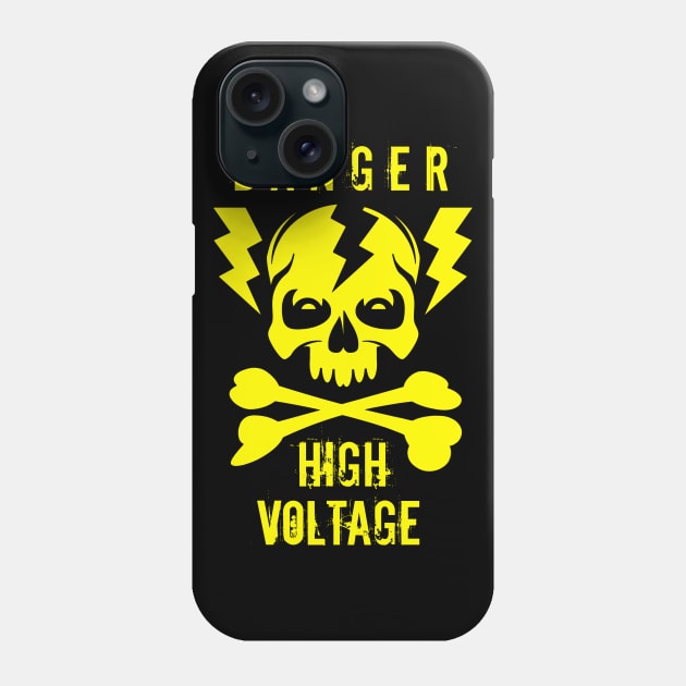 DANGER!   High Voltage Phone Case by Artizan