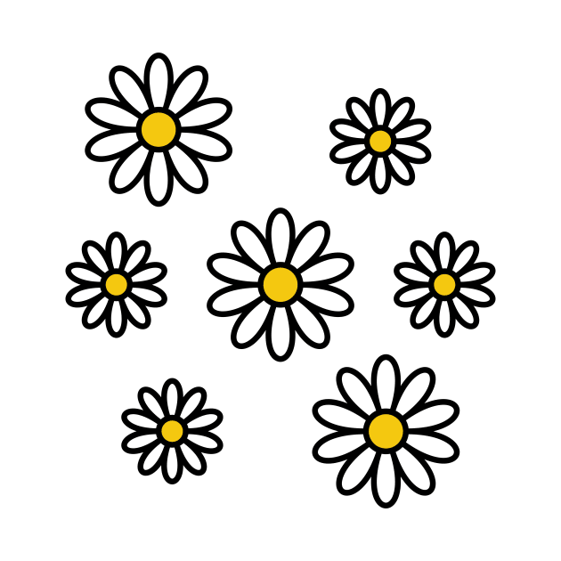 Cute Daisy Flowers by CEYLONEX