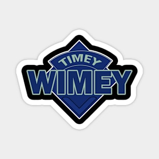 Timey Wimey - Doctor Who Style Logo Magnet