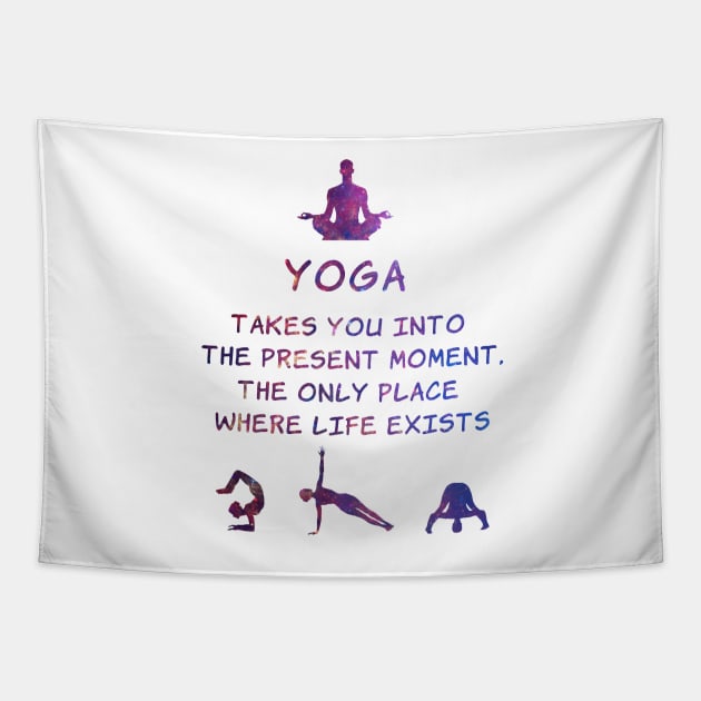 Yoga Tapestry by ElectricMint