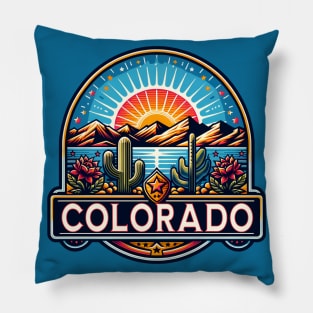 Colorado Sunset Pillow