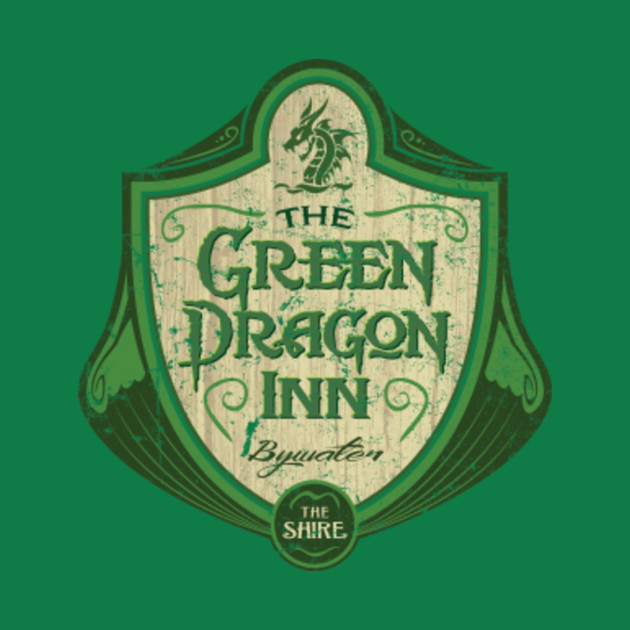 The Green Dragon Inn Harry Potter TShirt TeePublic