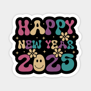 Happy New Year 2025 Magnet