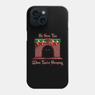 Krampus Sees You Phone Case