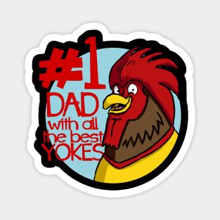 Number 1 Dad Fathers Day Jokes Magnet