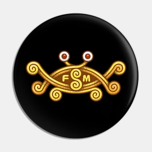 Flying Spaghetti Monster Pin