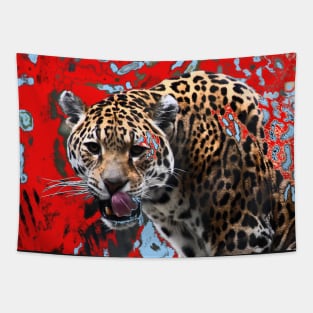 Jaguar Tarnung / Swiss Artwork Photography Tapestry