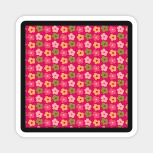 Berries and Flowers Pattern Magnet