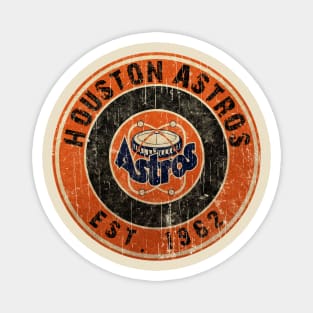 Retro Vintage Houston Astros 70s Magnet