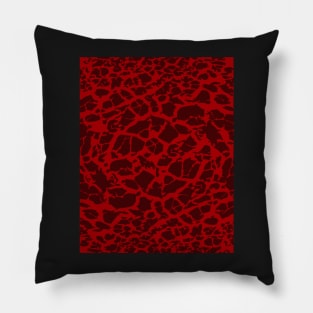 Red Texture Pillow