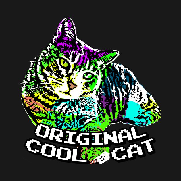 80's Inspired Original Cool Cat by tigita